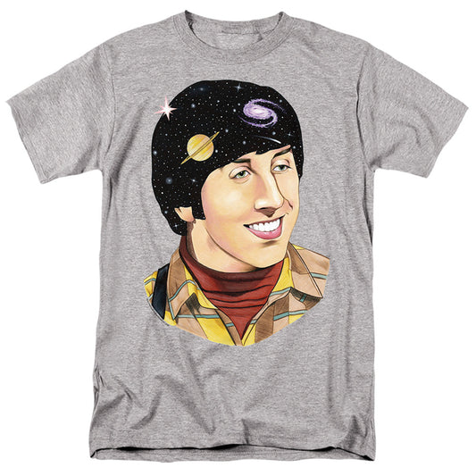 Big Bang Theory Howard Space Mens T Shirt Athletic Heather Officially Licensed