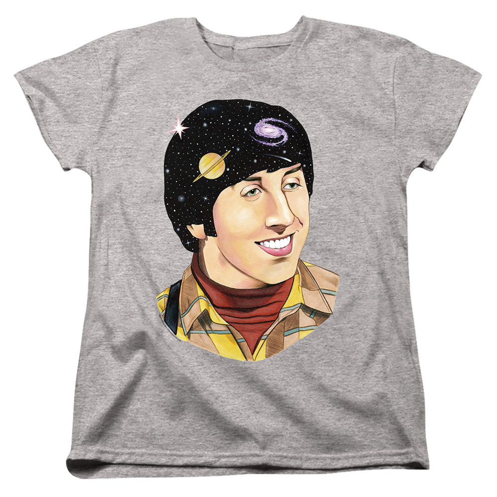 Big Bang Theory Howard Space Womens T Shirt Athletic Heather