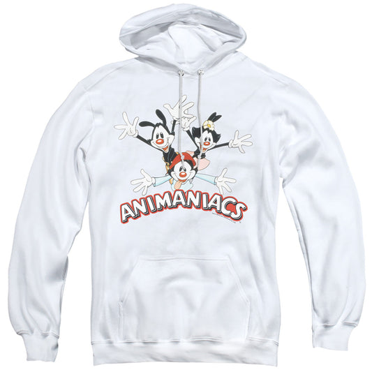 Animaniacs Animaniacs Trio Mens Hoodie White Officially Licensed