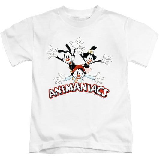 Animaniacs Animaniacs Trio Juvenile Kids Youth T Shirt White Officially Licensed