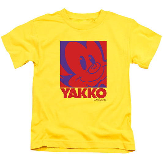 Animaniacs Pop Yakko Juvenile Kids Youth T Shirt Yellow Officially Licensed