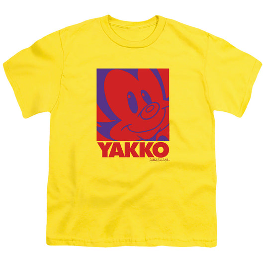 Animaniacs Pop Yakko Kids Youth T Shirt Yellow Officially Licensed