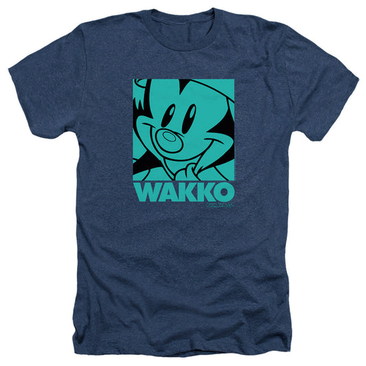Animaniacs Pop Wakko Heather Mens T Shirt Navy Blue Officially Licensed