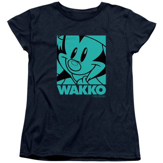 Animaniacs Pop Wakko Womens T Shirt Navy Blue Officially Licensed