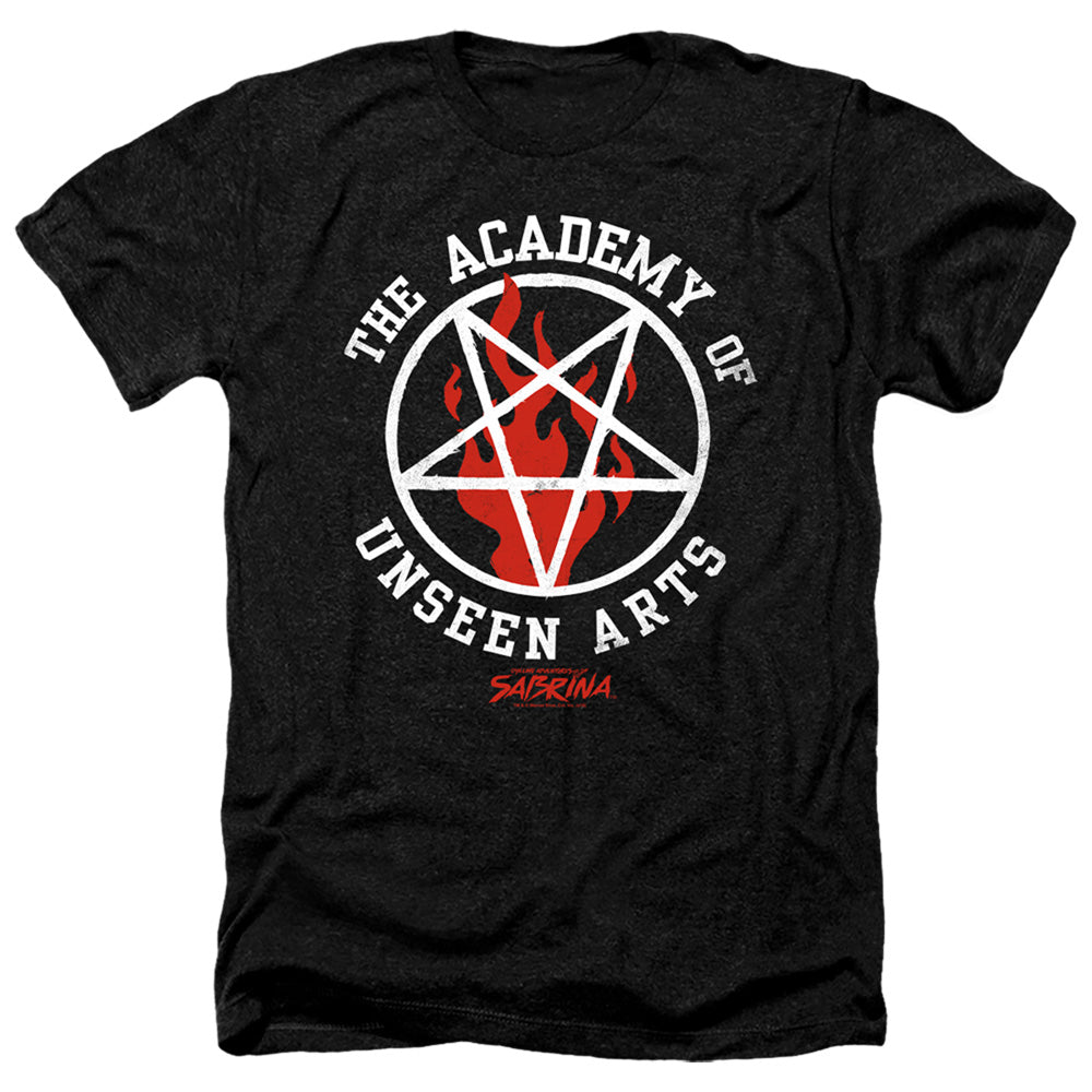 Chilling Adventures Of Sabrina Academy Of Unseen Arts Heather Mens T Shirt Black