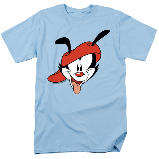 Animaniacs Wakko Head Mens T Shirt Light Blue Officially Licensed