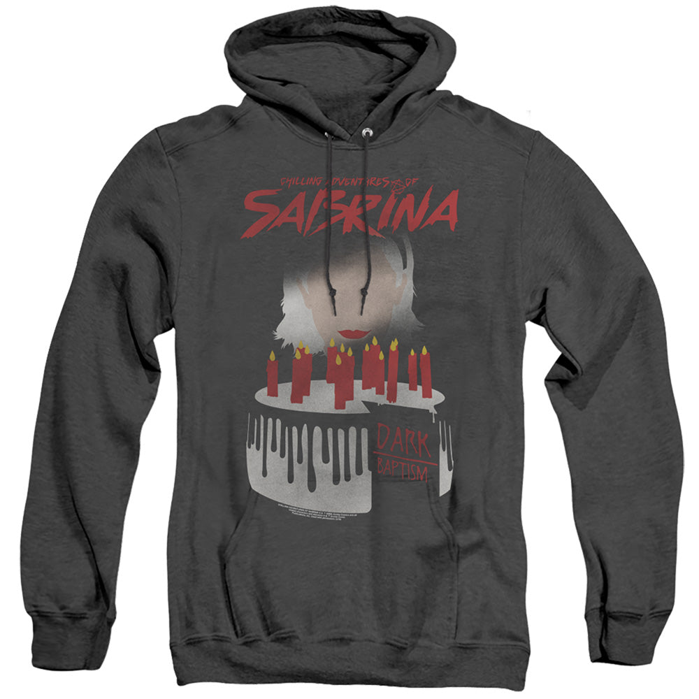 Chilling Adventures Of Sabrina Dark Baptism Mens Heather Hoodie Black Officially Licensed