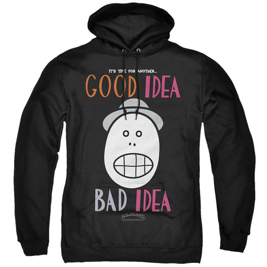 Animaniacs Good Idea Bad Idea Mens Hoodie Black Officially Licensed