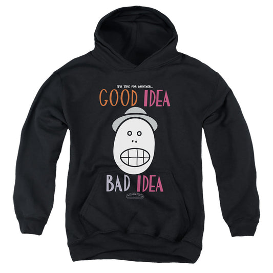 Animaniacs Good Idea Bad Idea Kids Youth Hoodie Black Officially Licensed