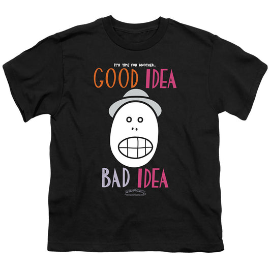 Animaniacs Good Idea Bad Idea Kids Youth T Shirt Black Officially Licensed