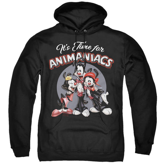 Animaniacs Its Time For Mens Hoodie Black Officially Licensed