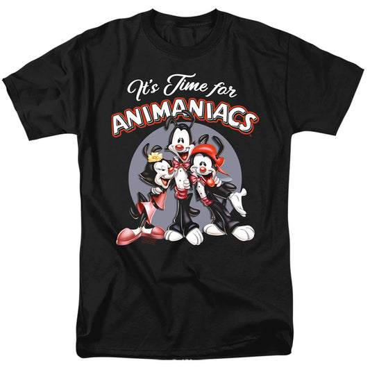 Animaniacs Its Time For Animaniacs Mens T Shirt Black Officially Licensed