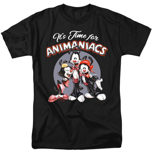 Animaniacs Its Time For Mens T Shirt Black Officially Licensed