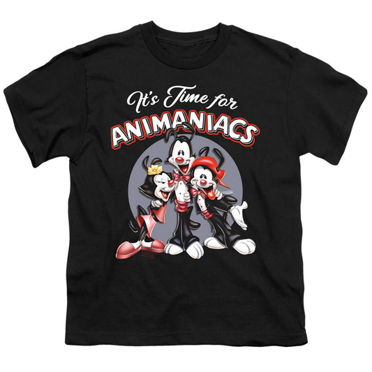 Animaniacs Its Time For Kids Youth T Shirt Black Officially Licensed