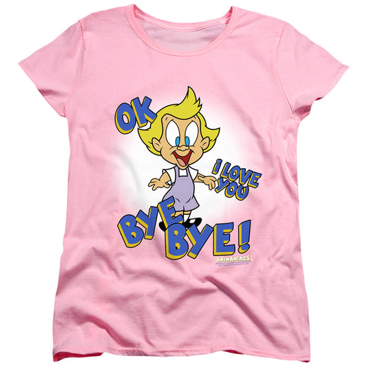 Animaniacs Mindy Womens T Shirt Pink Officially Licensed
