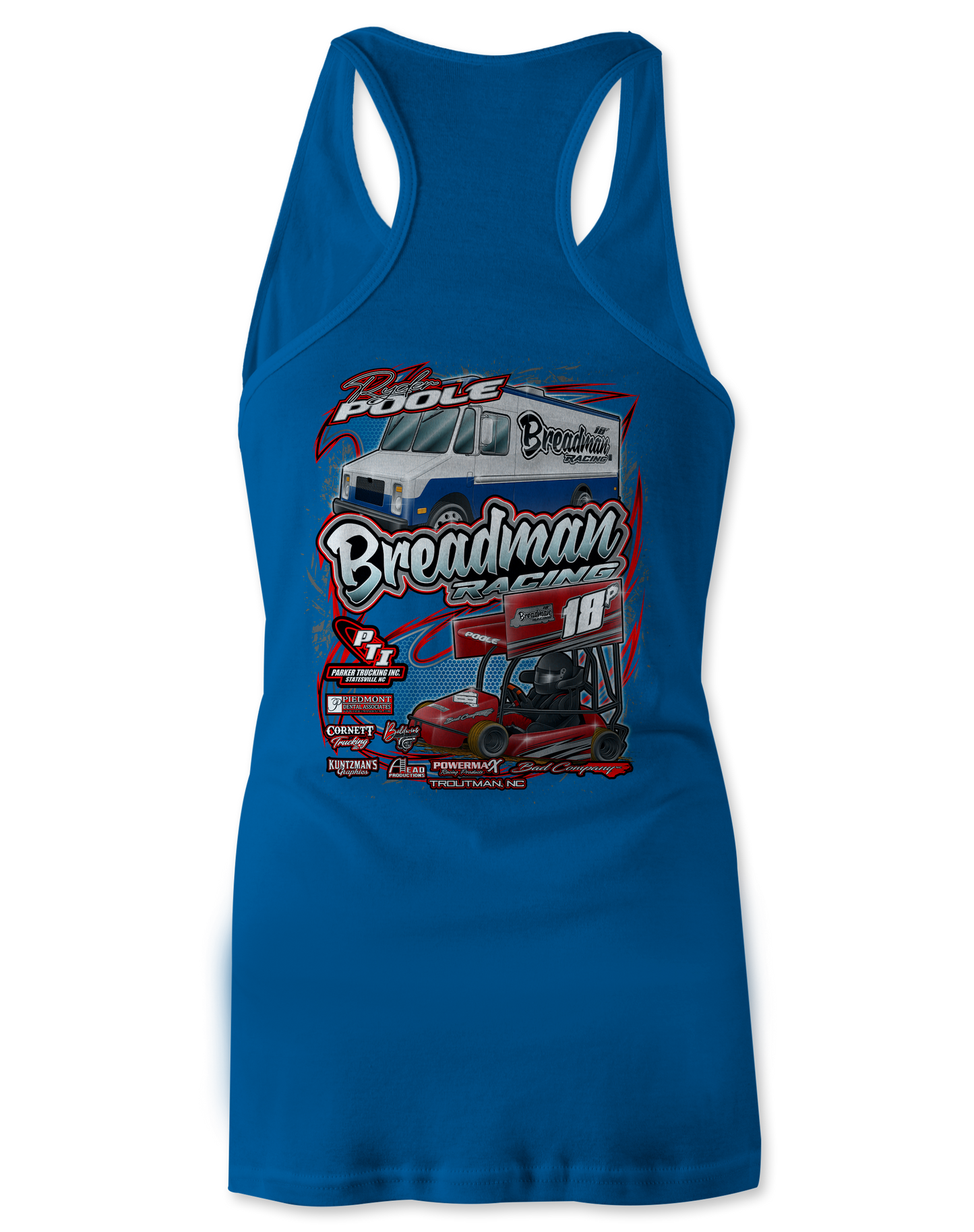 Breadman Racing Tank Tops