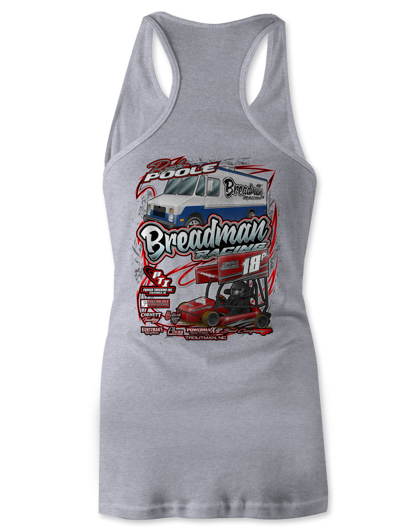 Breadman Racing Tank Tops