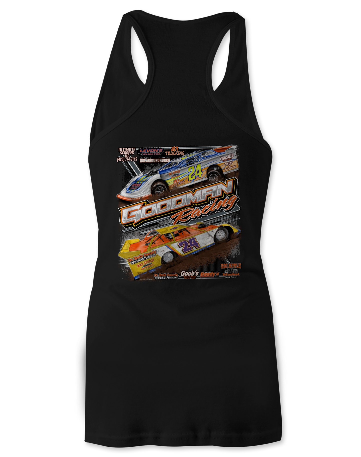 Goodman Racing Tank Tops