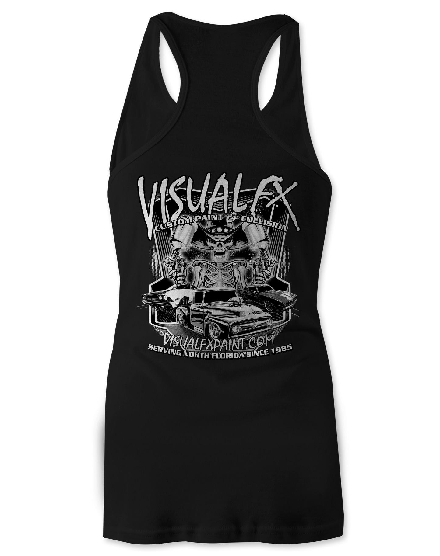 Visual FX Black and White Tank Tops
