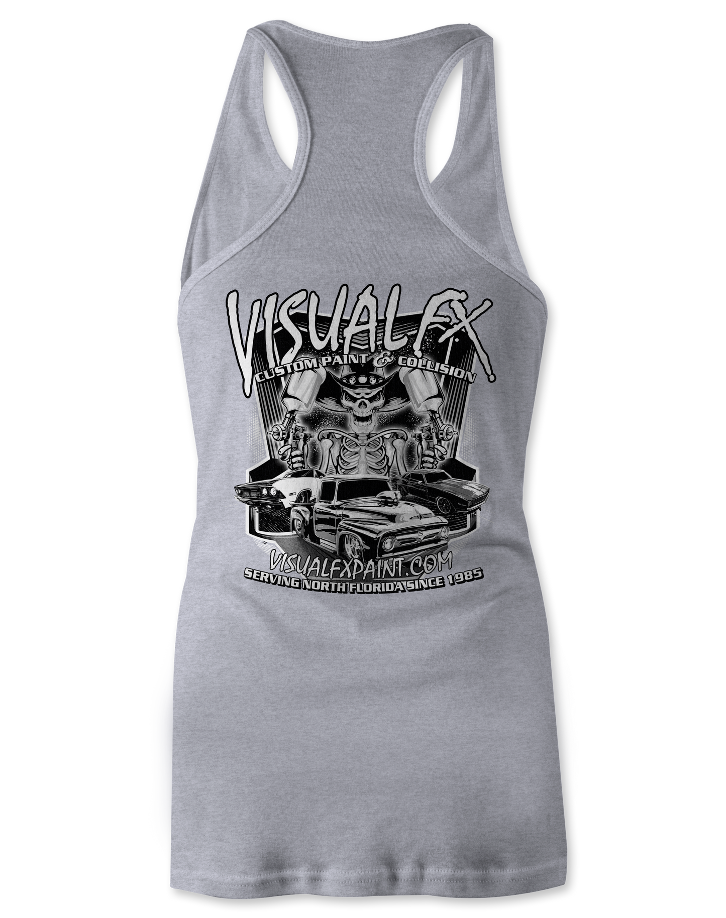 Visual FX Black and White Tank Tops