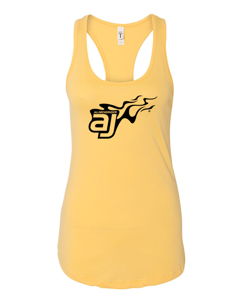 AJ Allmendinger - Women's Tank Black Flame Logo