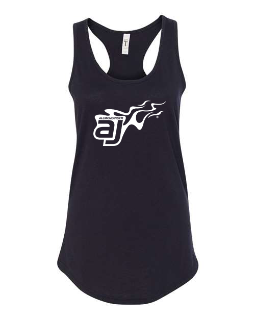 AJ Allmendinger - Women's Tank White Flame Logo