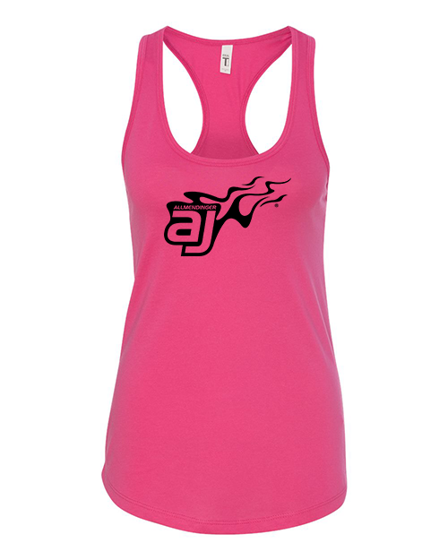 AJ Allmendinger - Women's Tank Black Flame Logo