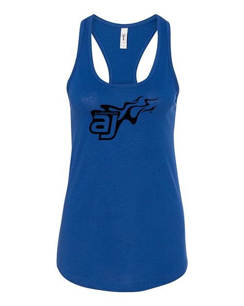 AJ Allmendinger - Women's Tank Black Flame Logo