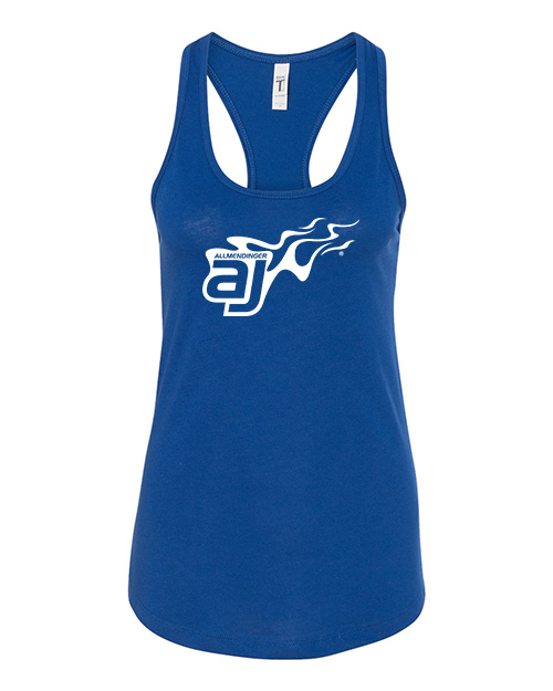 AJ Allmendinger - Women's Tank White Flame Logo