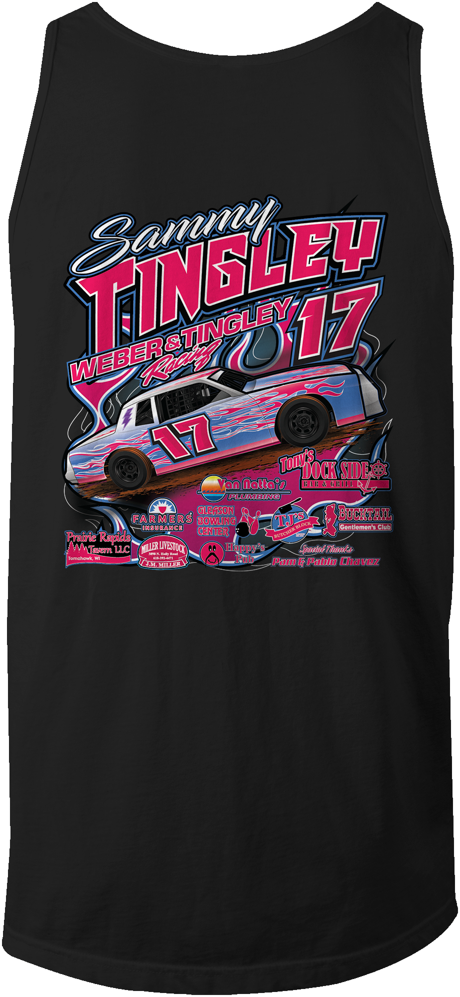 Weber & Tingley Racing Tank Tops