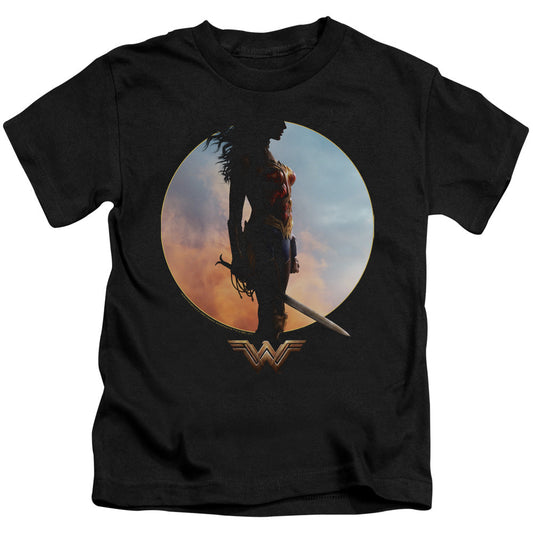 Wonder Woman Movie Wisdom And Wonder Juvenile Kids Youth T Shirt Black Officially Licensed
