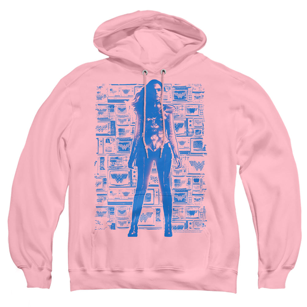 Wonder Woman 84 Televisions Mens Hoodie Pink Officially Licensed