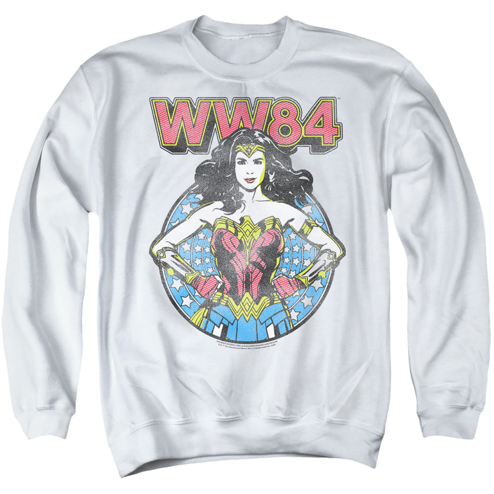 Wonder Woman 84 Star Circle Mens Crewneck Sweatshirt White Officially Licensed