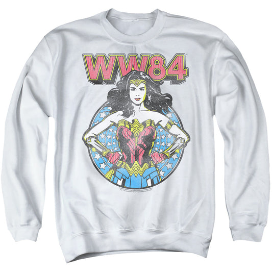 Wonder Woman 84 Star Circle Mens Crewneck Sweatshirt White Officially Licensed