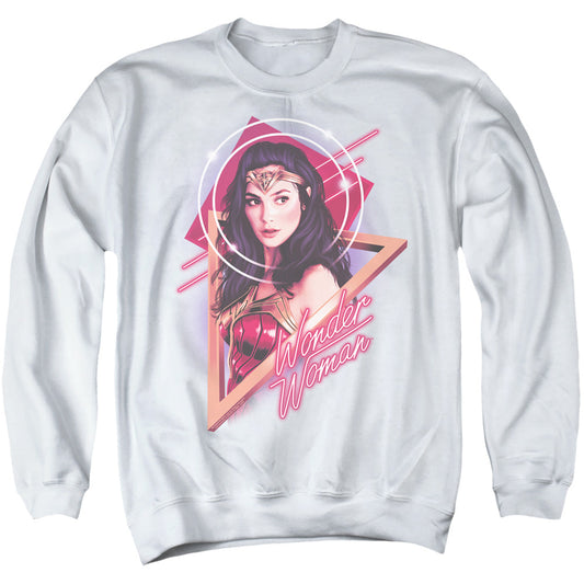 Wonder Woman 84 Soft Glow Mens Crewneck Sweatshirt White Officially Licensed