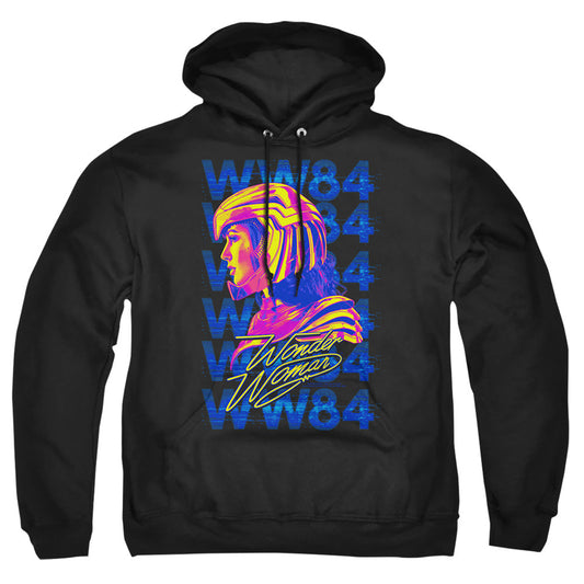 Wonder Woman 84 Ww84 Repeat Mens Hoodie Black Officially Licensed