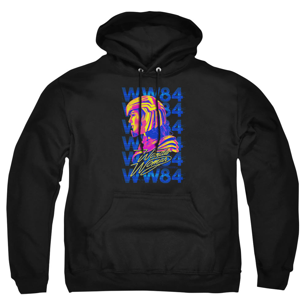 Wonder Woman 84 Ww84 Repeat Mens Hoodie Black Officially Licensed