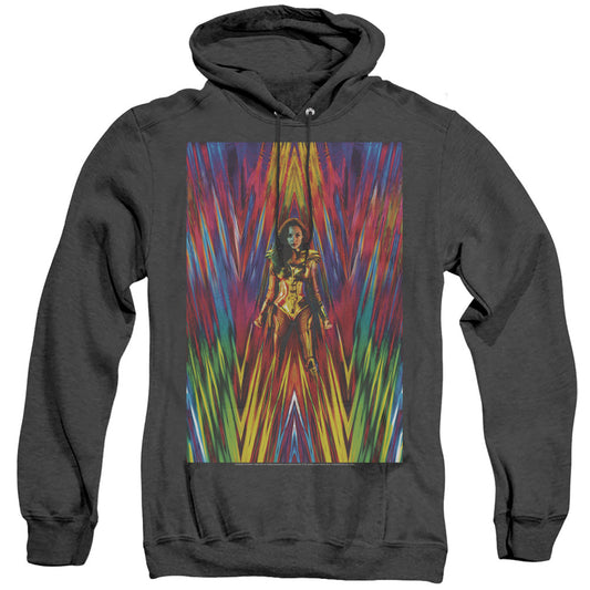 Wonder Woman 84 Ww84 Poster Mens Heather Hoodie Black Officially Licensed
