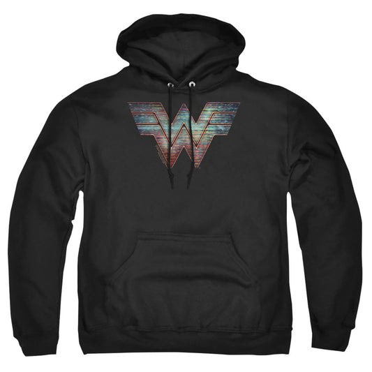 Wonder Woman 84 Static Logo Mens Hoodie Black Officially Licensed
