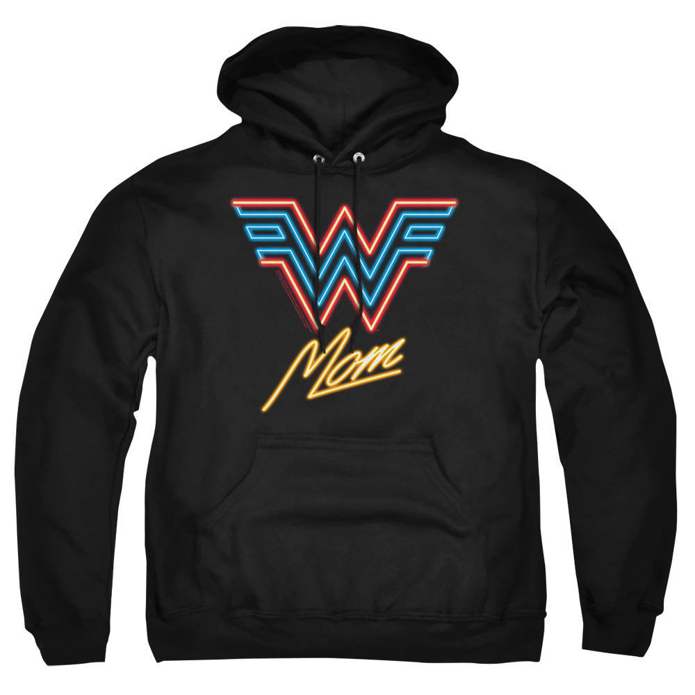 Wonder Woman 84 Wonder Mom Neon Mens Hoodie Black Officially Licensed