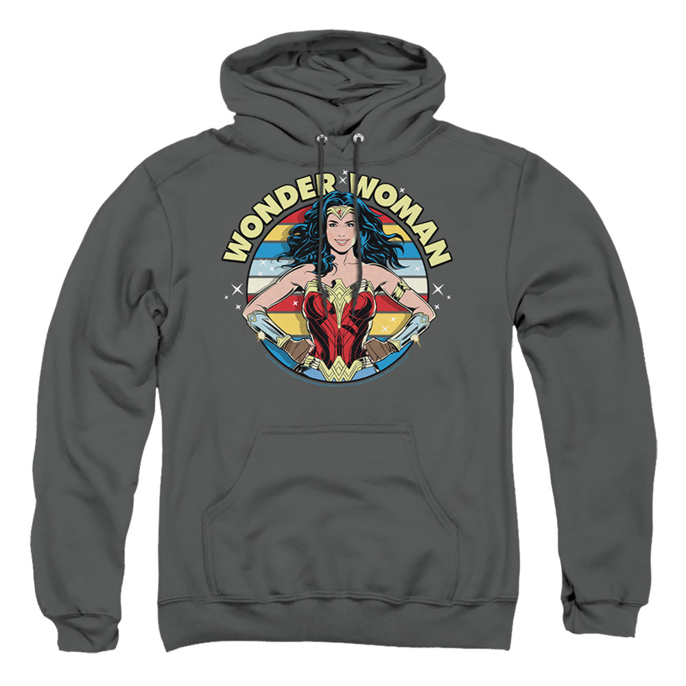 Wonder Woman 84 Woman Of Wonder Mens Hoodie Charcoal Officially Licensed