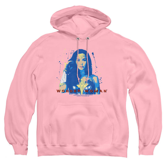 Wonder Woman 84 Wonder Glow Mens Hoodie Pink Officially Licensed