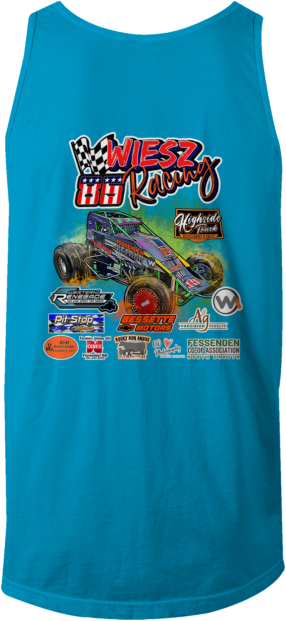 Wiesz Racing Tank Tops