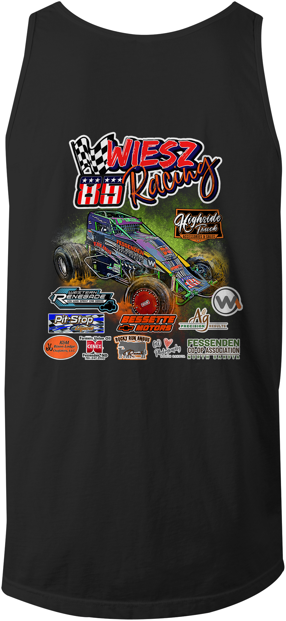 Wiesz Racing Tank Tops