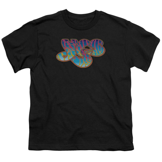 Yes Logo Kids Youth T Shirt Black