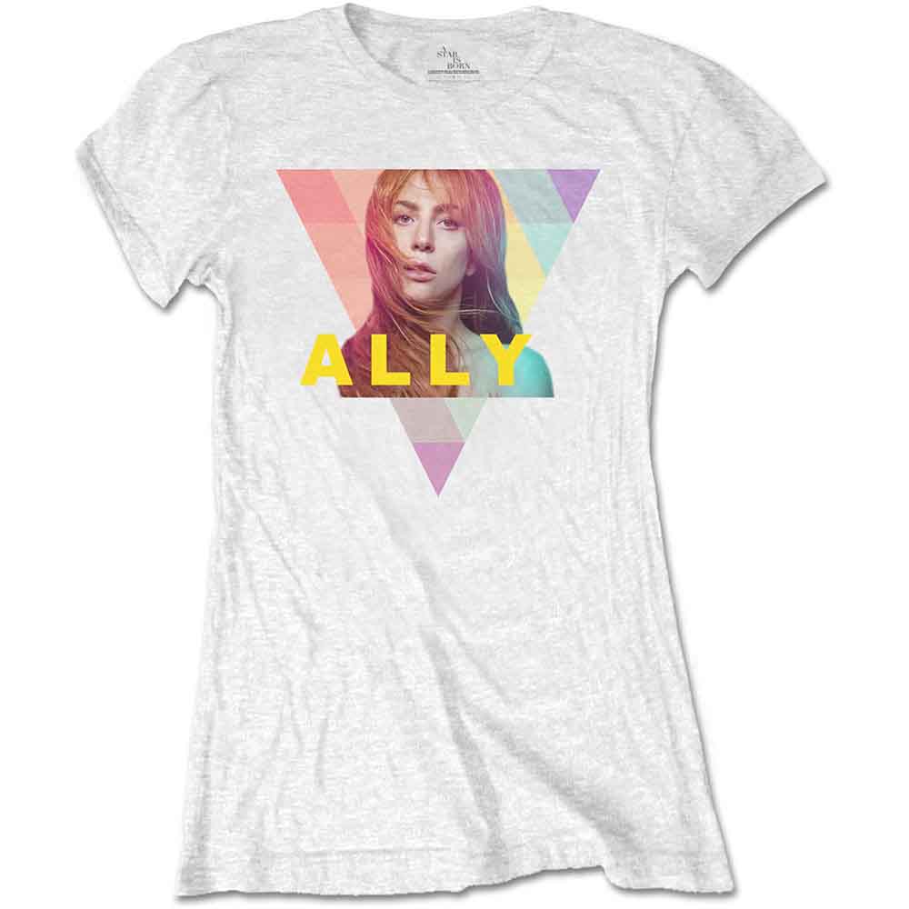 A Star Is Born Ally Geo-Triangle [T-Shirt] White