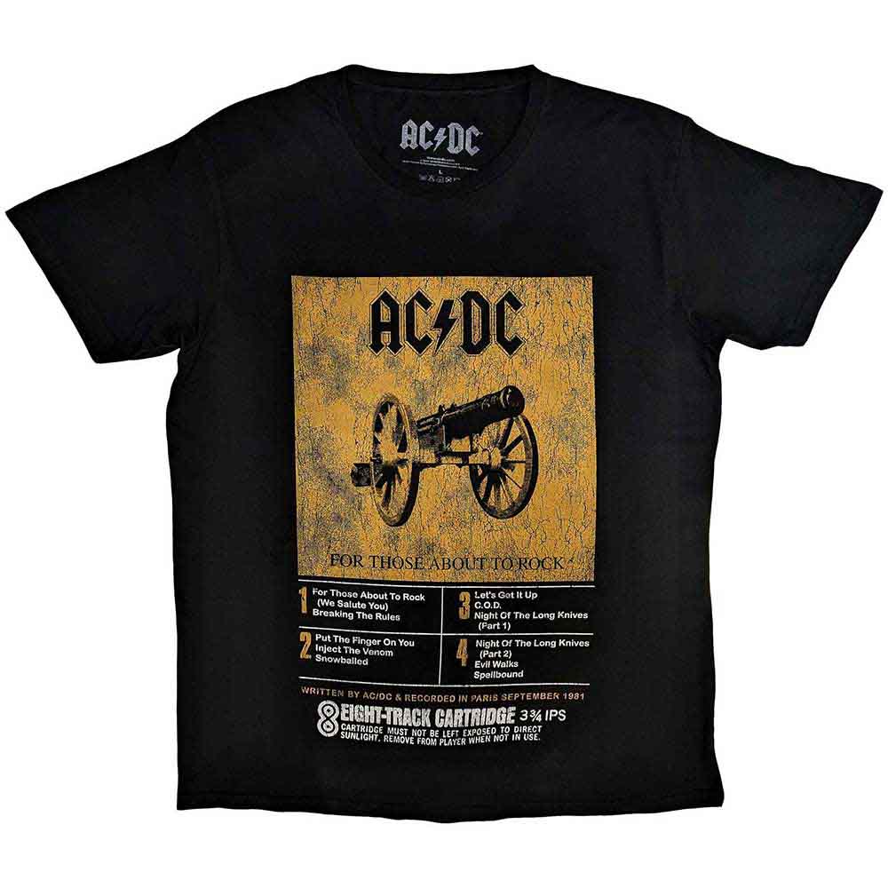 AC/DC 8 Track [T-Shirt] Black