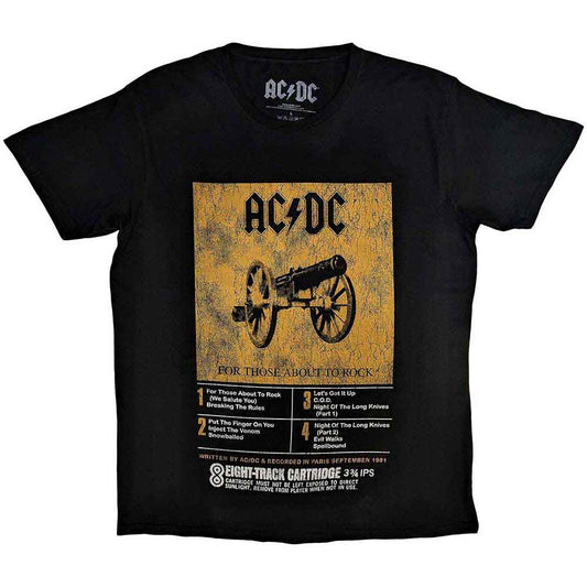 AC/DC 8 Track [T-Shirt] Black