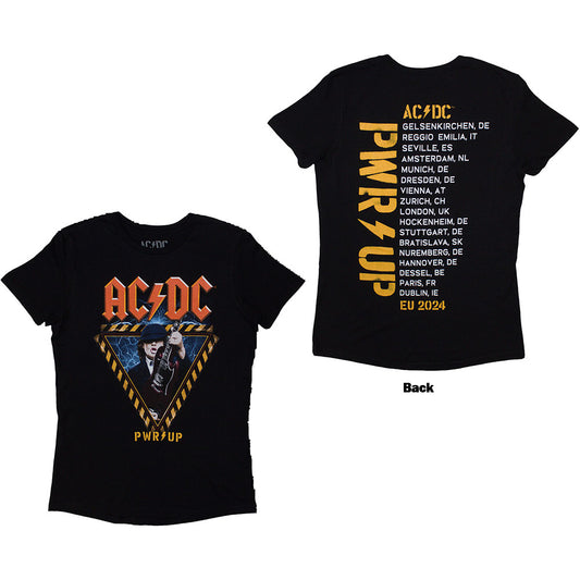 AC/DC Angus Triangle PWR-UP EU Tour '24 [T-Shirt] Black