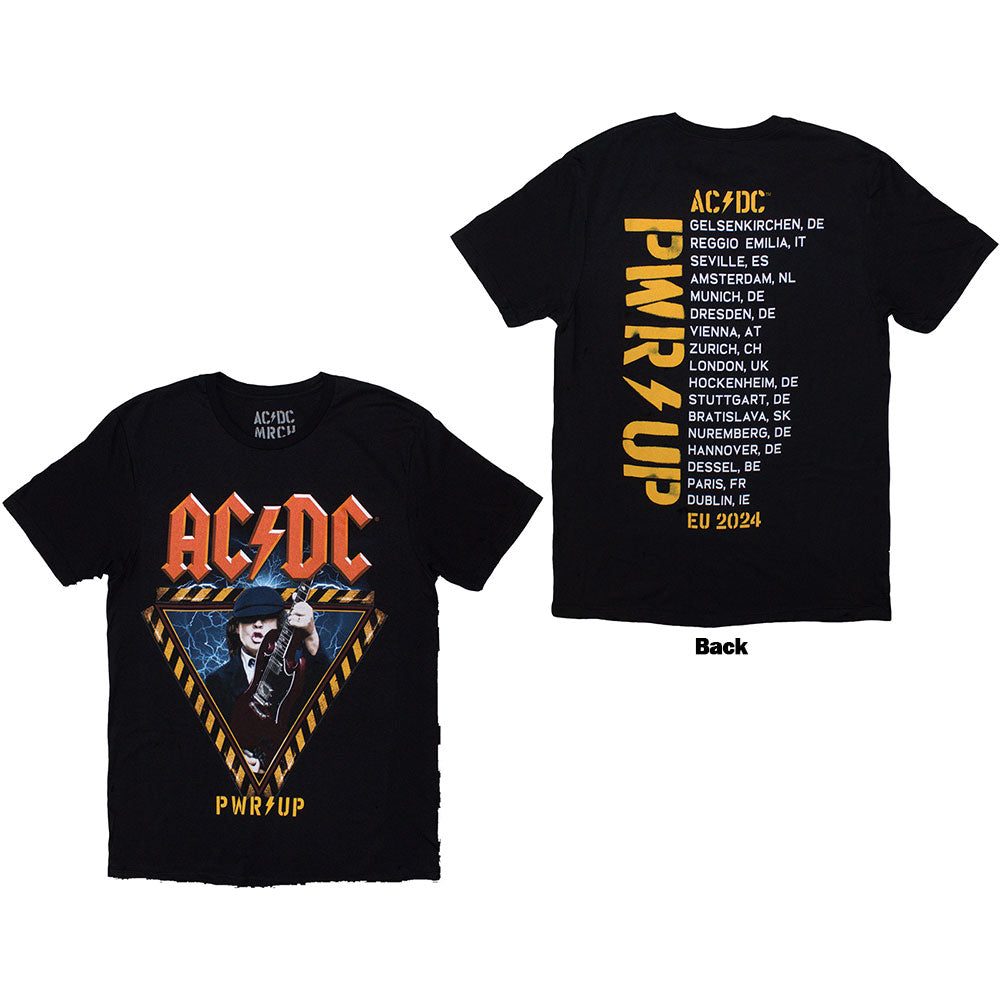 AC/DC Angus Triangle PWR-UP EU Tour '27 [T-Shirt] Black